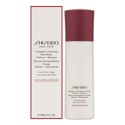 Shiseido Микропена пена за лице за целосно чистење 180 мл