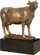 Figurinë dekorative Tryumf Cast RFST2076, lopë, metalike, kafe