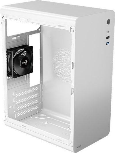 Kasë kompjutri Aerocool CS-110, Mini Tower, e bardhë