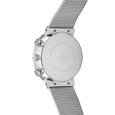 Orë për meshkuj Obaku V180GCCLMC, e argjendtë