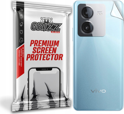 Foli mbrojtëse GrizzGlass SatinSkin për Vivo Y78t, pjesa mrapa, transparente
