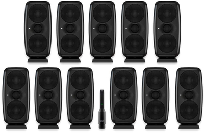 Студио монитор IK Multimedia ILoud MTM MKII, компактен, за имерзивни конфигурации, црн
