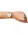 Orë dore për femra Fossil Jacqueline Sun Moon ES5165, rozë