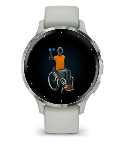 Orë sportive Garmin Venu 3S, AMOLED 1.2", GPS, jeshile
