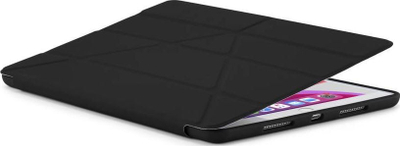 Këllëf tableti Pipetto Origami TPU për Apple iPad 10.2", palosës, i zi