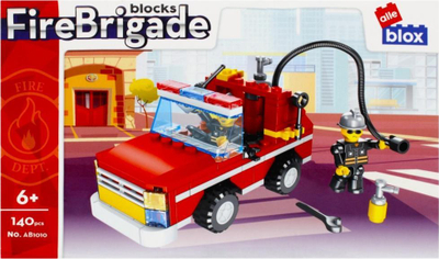 Сет за градење Alle Blox Firefighters, 140 парчиња, за деца 6+