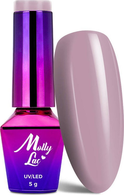 Llakk thonjsh hibrid Molly Lac No. 212 Rich Lilac, 5ml, UV LED, jargavan