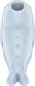 Stimulues klitorisi Satisfyer Seal You Soon, me puls ajri edhe dridhje, silikon, blu