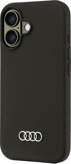 Kapak silikoni Audi AU LSRIP16 Q3 D1 për iPhone 16 6.1", hardcase, i zi