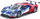 Maket makine Bburago Ford GT Le Mans, 1:32, die cast, blu, kuqe edhe e bardhë