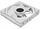 Ventilator për kasë Lian Li UNI FAN TL LCD Wireless Reverse Blade 140mm, ARGB PWM, i bardhë