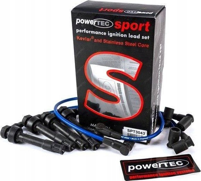 Kabllo ndezjeje PowerTEC për BMW M3 E30 2.3L 86-92, set sportiv, silikoni, të kuqe