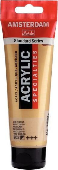 Bojë akrilike Amsterdam Standard Series, 120ml, Light Gold, ngjyrë ari e çelët