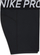 Pantallona të shkurtra sportive Nike Pro Big Girls 3", Dri FIT, për goca, të zeza