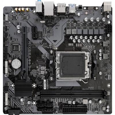 Pllakë amë Gigabyte A620M H, DDR5, PCIe 4.0, e zezë
