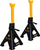 Mbajtëse makine JCB, set 2 copë, kapacitet 6T, lartësi 420-620mm, zi verdhë