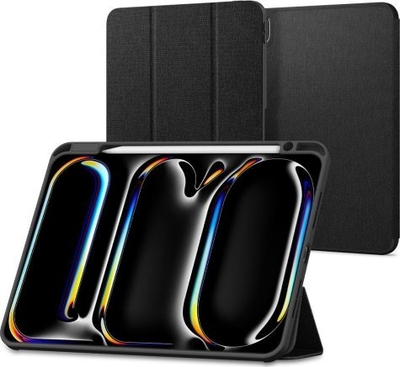 Mbulesë folio për tablet Spigen Urban Fit, iPad Pro 11" 2024, silikon, e zezë