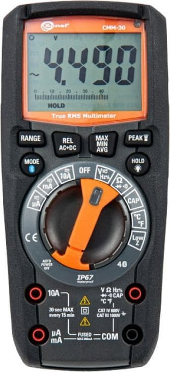 Multimetër industrial Sonel CMM-30 WMGBCMM30, TRMS, IP67, me Bluetooth