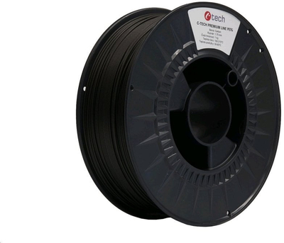 Филамент 3D C-TECH PREMIUM LINE PETG Карбон, 1.75mm, 1kg, темно сива