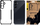 Mbulesë Tactical Quantum Stealth për Samsung Galaxy A35 5G, hard back, transparente me detaje të zeza