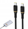 Kabllo USB-C Dudao L25C, 1m, 60W, e zezë