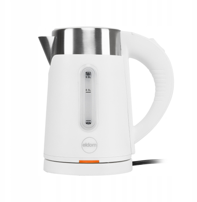 Çajnik elektrik Eldom C185B, 0.8L, 1000W, i bardhë