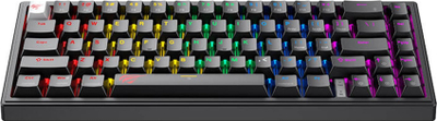 Tastierë gaming Havit HV-KB874L, 67 taste, RGB, e zezë