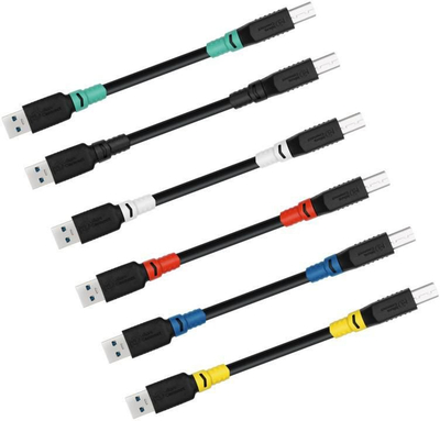 Kabllo USB Microconnect USB 3.2 A-B Gen 1, LSZH, e zezë