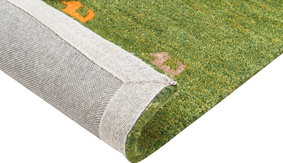 Tapet leshi Wool Gabbeh YULAFI, 160 x 230 cm, jeshil