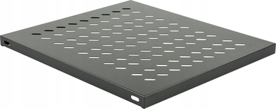 Raft i fiksum për kabinet rack Lanview RAS105BL, 19", 1U, 800 mm, i zi
