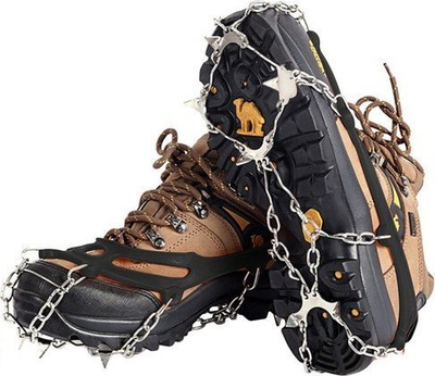 Crampons Trizand, nr. 36-40, me thumba çeliku, ngjyrë e zezë