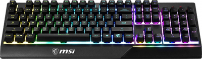 Tastierë gaming MSI Vigor GK30, MEMchanical, RGB, UK layout, e zezë