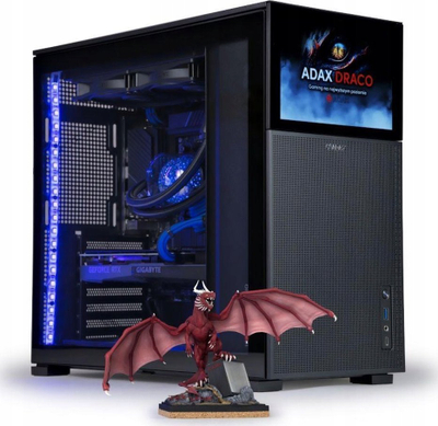 Kompjuter gaming ADAX Dark Vision LE, Ryzen 5 7600X, RTX 4070 12GB, 32GB RAM, 1TB SSD, i zi