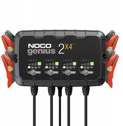 Karikues baterie NOCO Genius 2X4, 4 banka, 8A 6V/12V, i zi