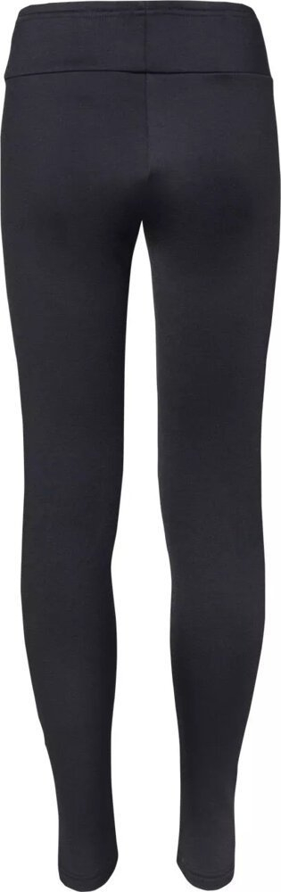 Leggings për vajza Iguana Charlton Tg Jr, të ngushta, me microfleece, të zeza