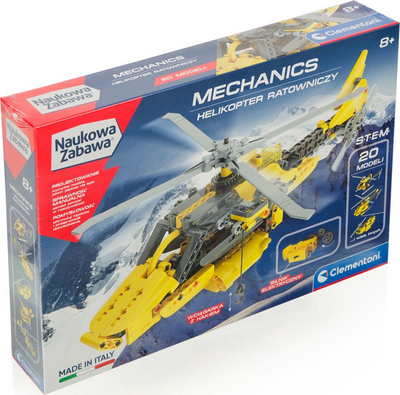 Lodër helikopter shpëtues Clementoni Mechanics