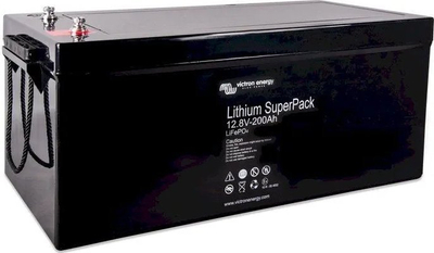Bateri litiumi Victron Energy Lithium SuperPack 12.8V, 200Ah LiFePO4, e zezë