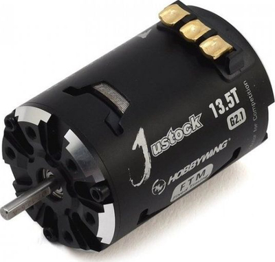 Motor RC Hobbywing Justock G2.1 21.5T, me sensor, me kohë fikse, i zi