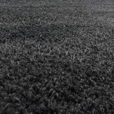 Tapet Ayyildiz Carpets FLUFFY 3500, grëndel i lartë 50 mm, formë rreth, gri e errët