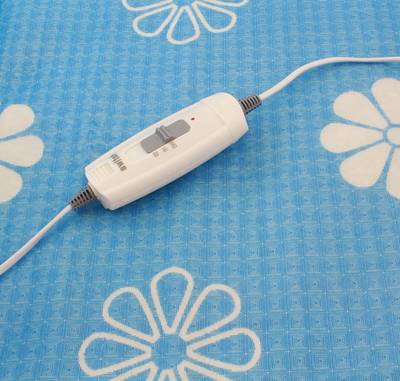 Batanije elektrike ngrohëse Hopma, 150 x 120 cm, 90W, blu me lule