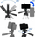 Tripod për kamera dhe telefon Weifeng WT-3110A, alumin, kokë 360°, ngjyrë e zezë me argjendtë