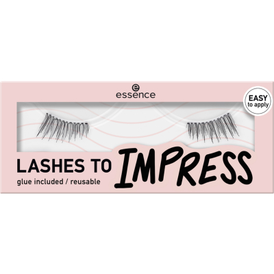 Qerpikë artificial Essence Lashes To Impress, 03 Half Lashes, 1 palë
