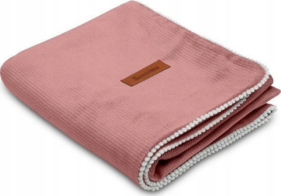 Batanije për bebe Sensillo Blanket, velur, 75x100cm, rozë e errët