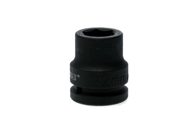 Çelës soket goditës Teng Tools, 22mm, drive 3/4", 50mm, i zi