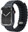 Rrip silikoni për Apple Watch Vonmahlen Wave Band 2, sportiv, i zi
