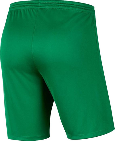 Shorce futbolli për kalamaj Nike Park III Knit Jr BV6865-302, Dri FIT, 100% poliester, jeshil