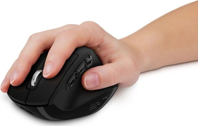 Maus ergonomik CONNECT IT for HEALTH DualMode, pa tela, 2400 DPI, i zi