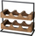 Raft vere Karim, 33cm, 6 shishe, dru natyral edhe metal i zi