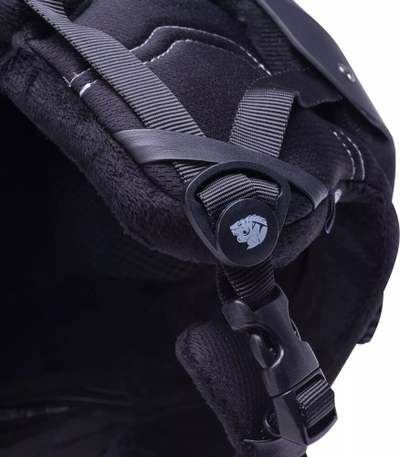 Helmetë skish Iguana Ibris, ABS EPS, sistem rregullimi, e zezë