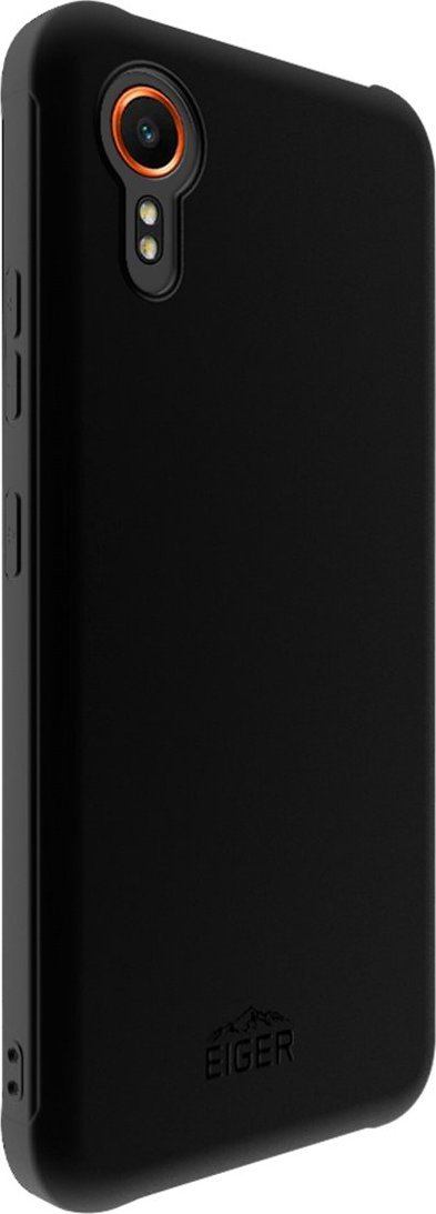 Këllëf telefoni Eiger Grip për Samsung Xcover7, TPU i butë, i fortë ndaj rënieve, i zi